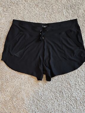 tek gear Black Athletic Drawstring Shorts Drytek Running
